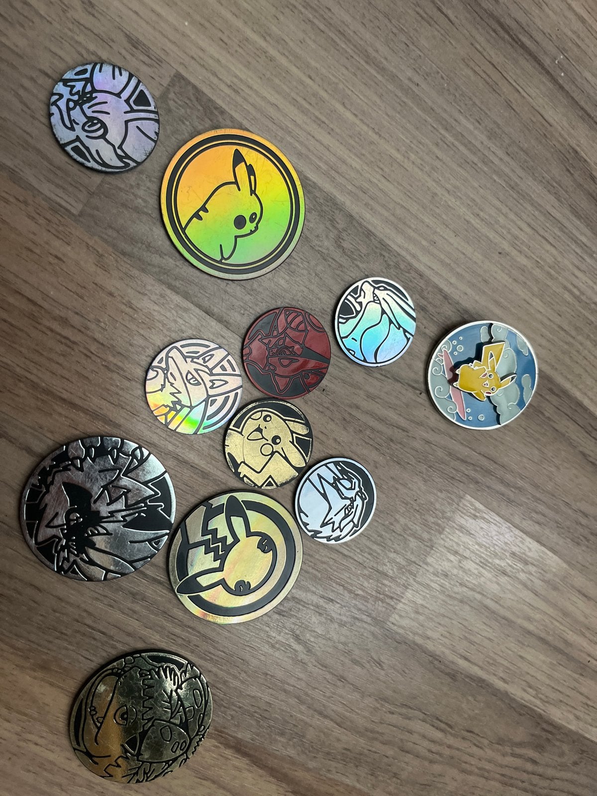 Diverse Pokémon Munten Collectie - Verschillende Designs, Ophalen, Gebruikt, Overige typen