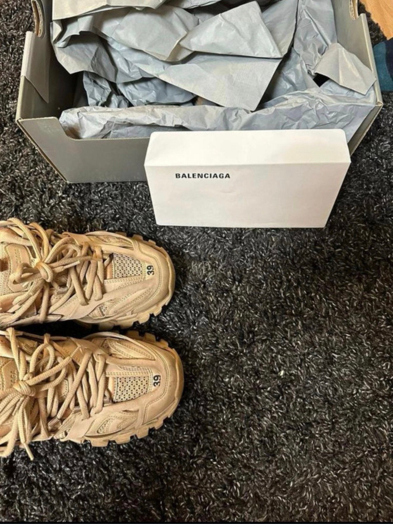 Balenciaga Track Sneaker Khaki, Ophalen of Verzenden, Zo goed als nieuw, Groen, Sneakers of Gympen