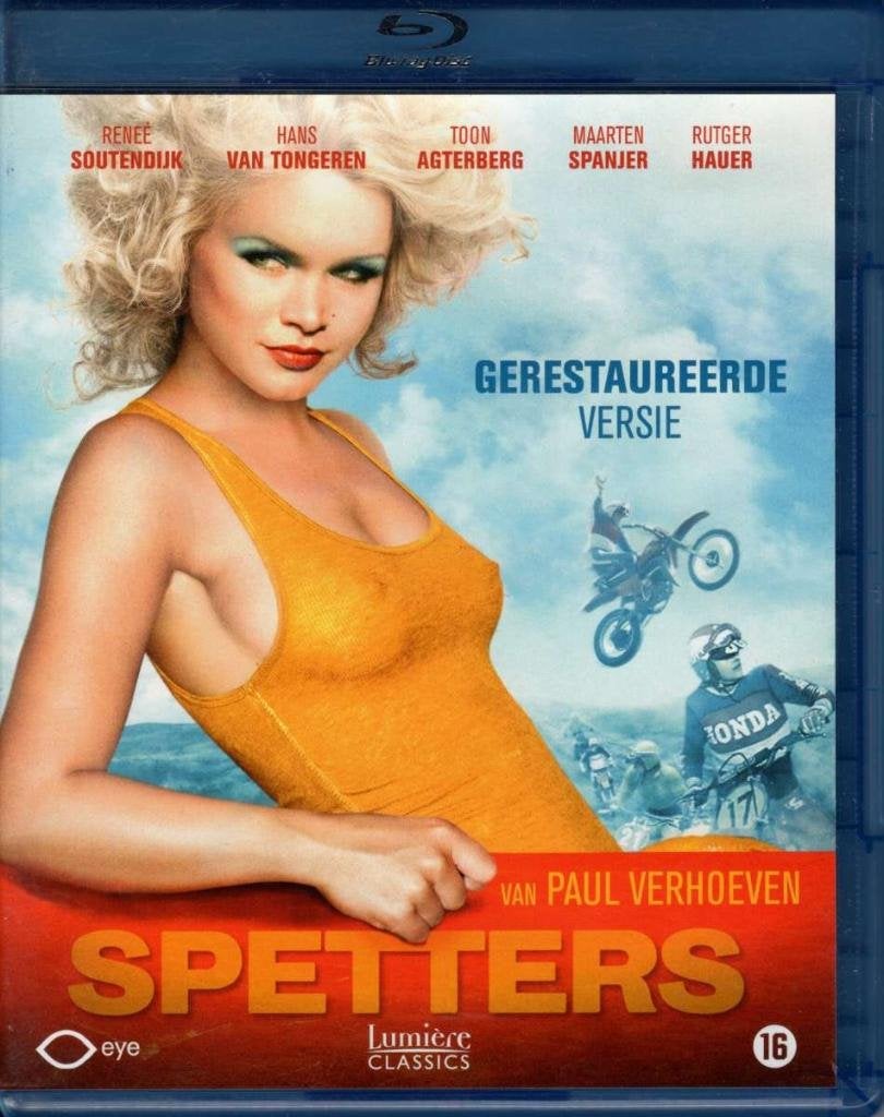 Spetters (Paul Verhoeven, met Renee Soutendijk) - NL uitgave, Info@lumiere.be, Verzenden, Lumière Publishing BV, Roerstraat 10-H, 1078 LN Amsterdam, Nederland