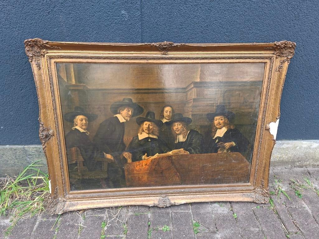 Rembrandt print, Ophalen