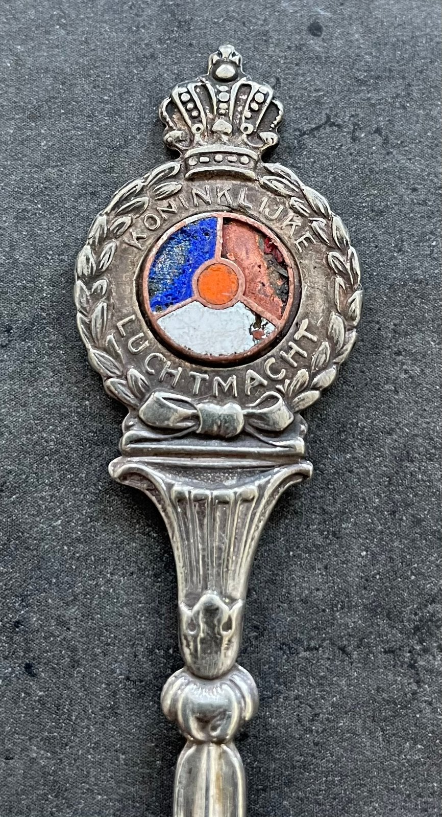 Koninklijke Luchtmacht theelepeltje, Ophalen of Verzenden, Luchtmacht, Nederland, Embleem of Badge