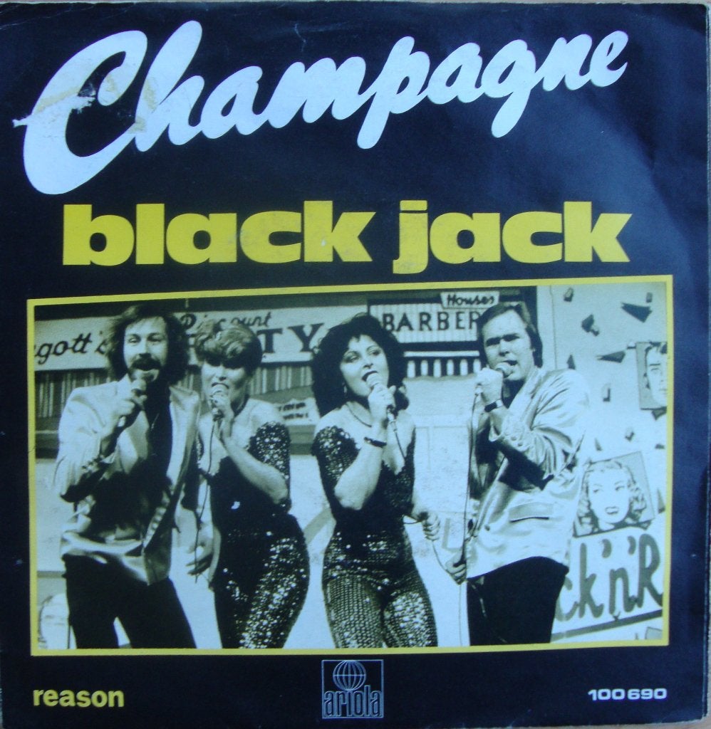 Champagne - Black Jack (7'' Vinyl Single), Gebruikt, 7 inch, Pop, Overige typen