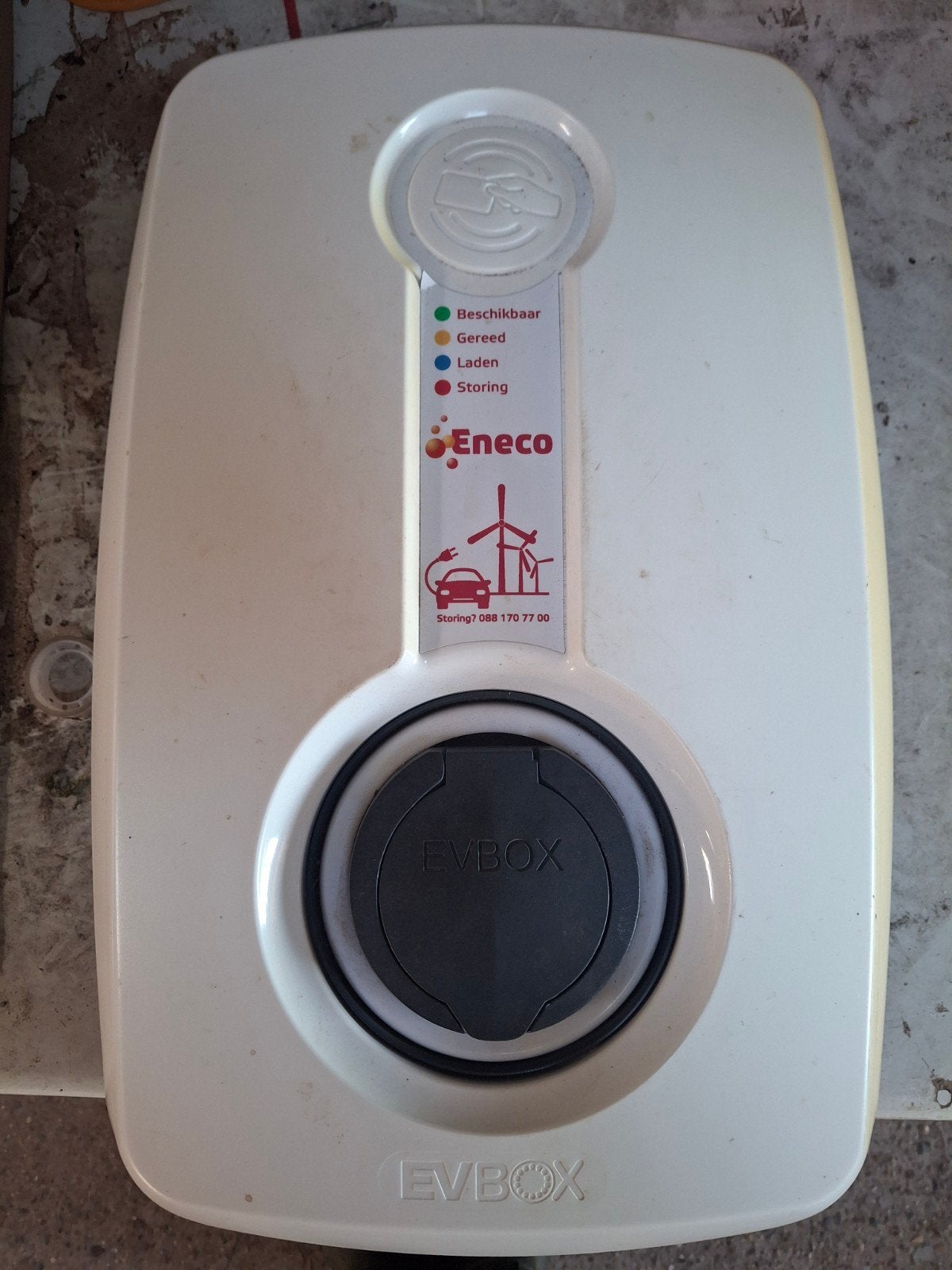 Eneco EVBOX Laadpaal voor elektrische auto's, Auto diversen, Ophalen, Gebruikt, Laadpaal