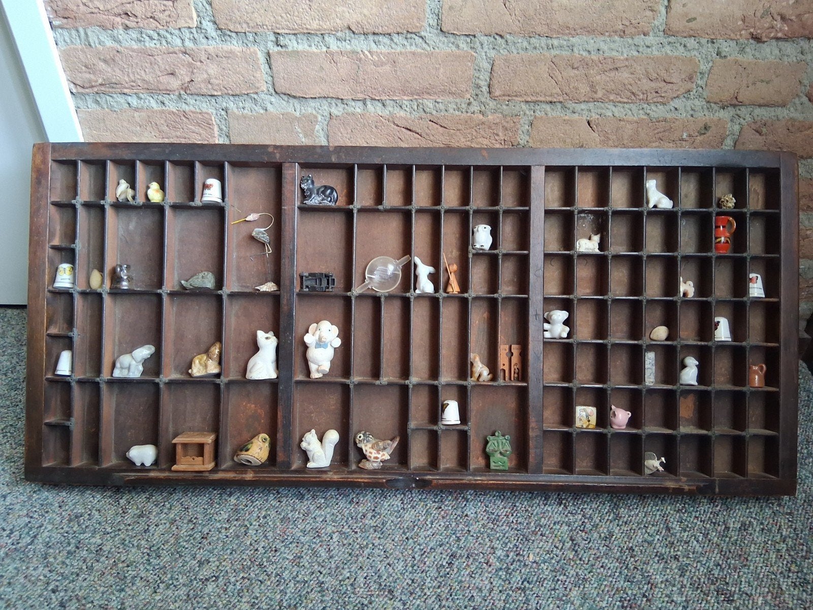 houten letterbak, Ophalen