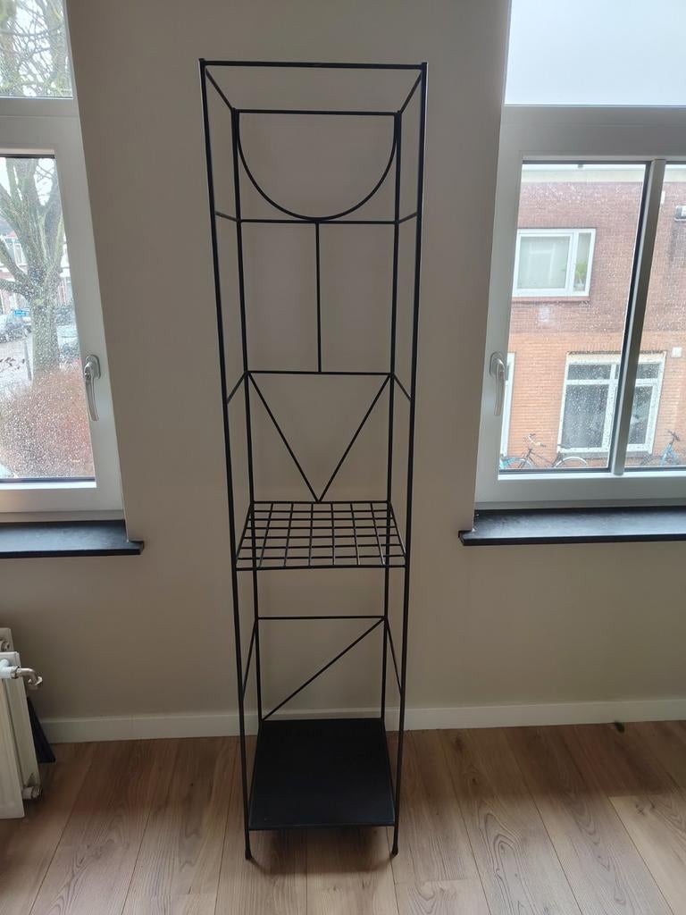 Metalen kast plantenkast zwarte open kast, Ophalen