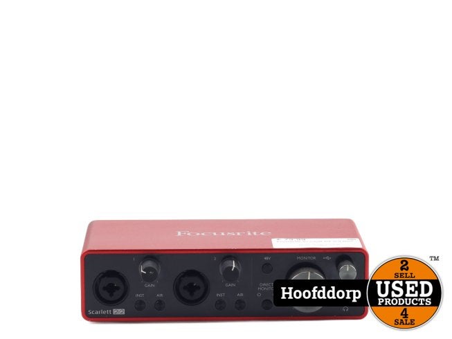 Focusrite Scarlett 2i2 3rd Gen, Focusrite, Zo goed als nieuw, https://support.focusrite.com/hc/nl/requests/new, Windsor House, Turnpike Road, High Wycombe HP12 3FX, Verenigd Koninkrijk