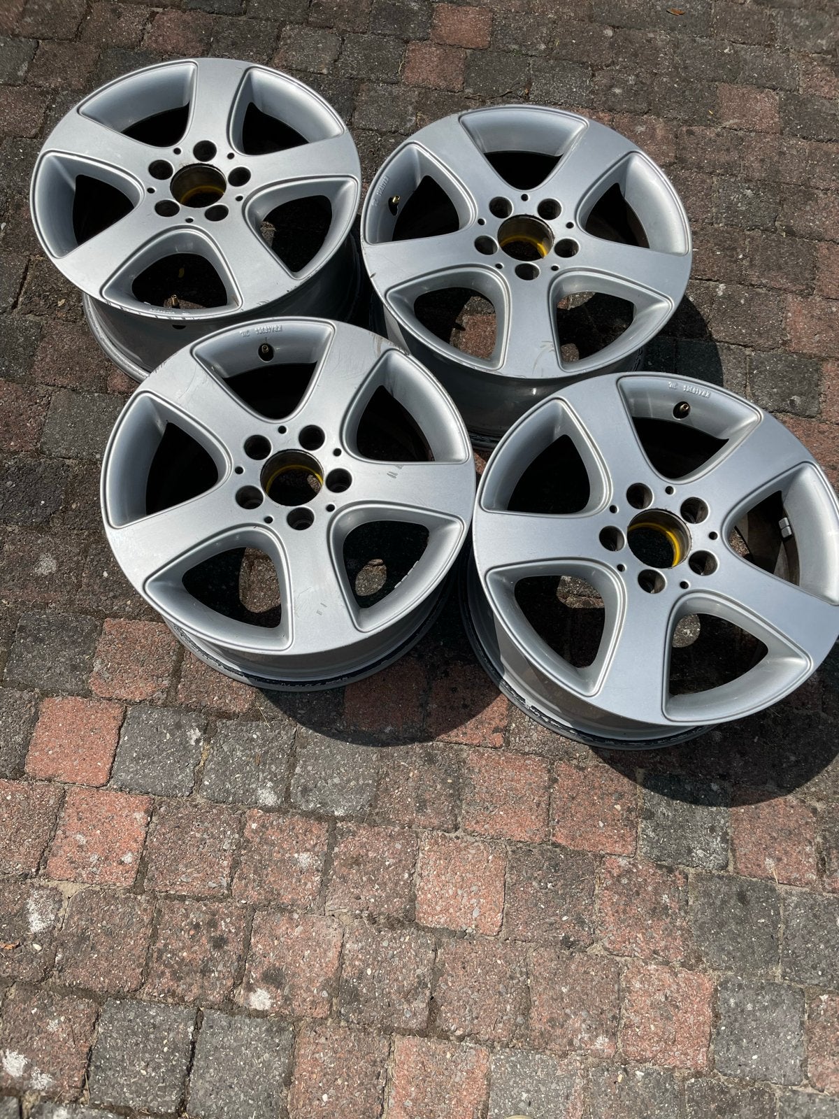 Set van 4 gebruikte velgen, KBA 46306, Ophalen, Gebruikt, Zomerbanden, Velg(en)