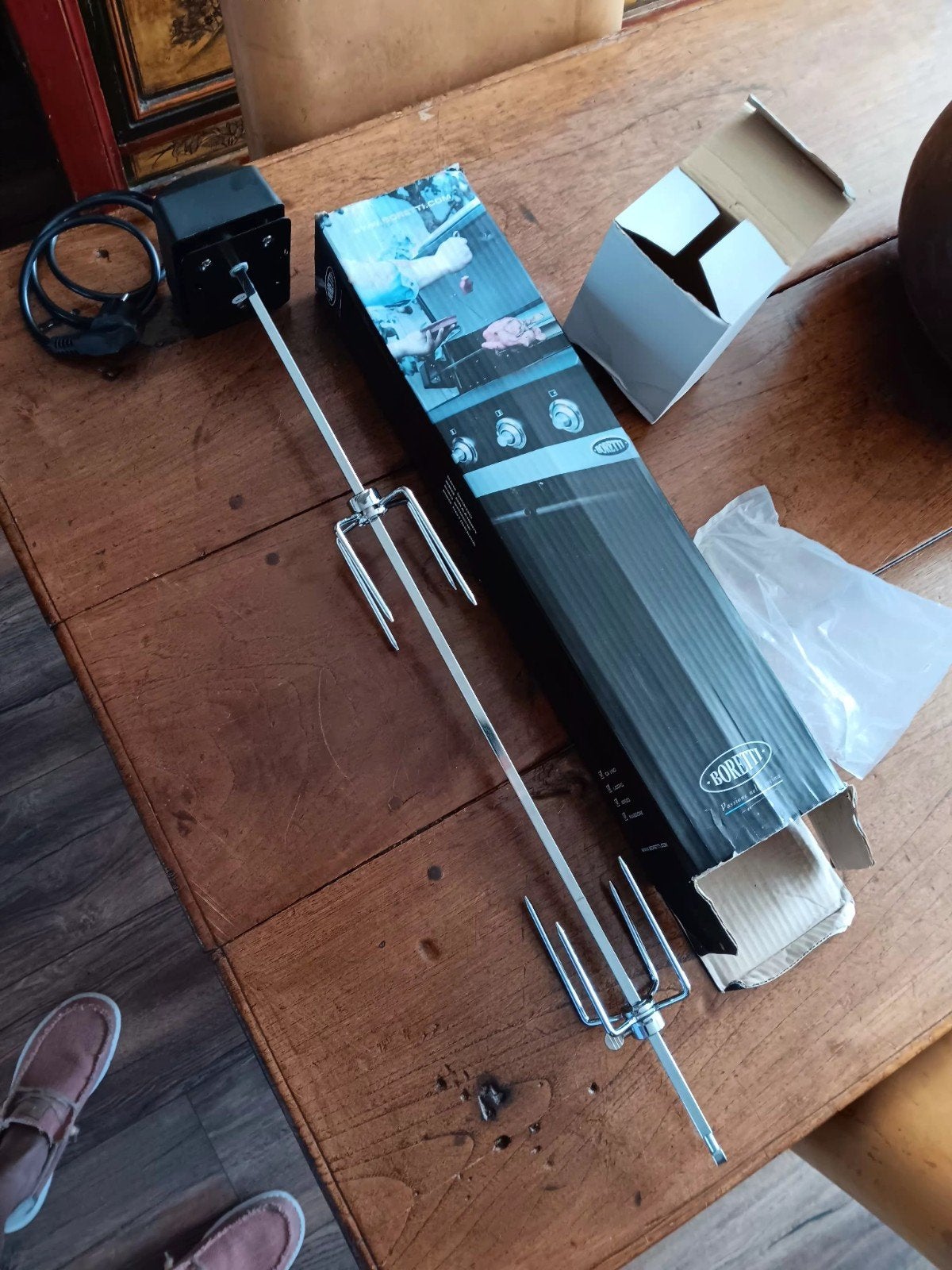 boretti Electronic spit, Tuin en Terras, Barbecue-accessoires, Ophalen of Verzenden, Nieuw, Boretti
