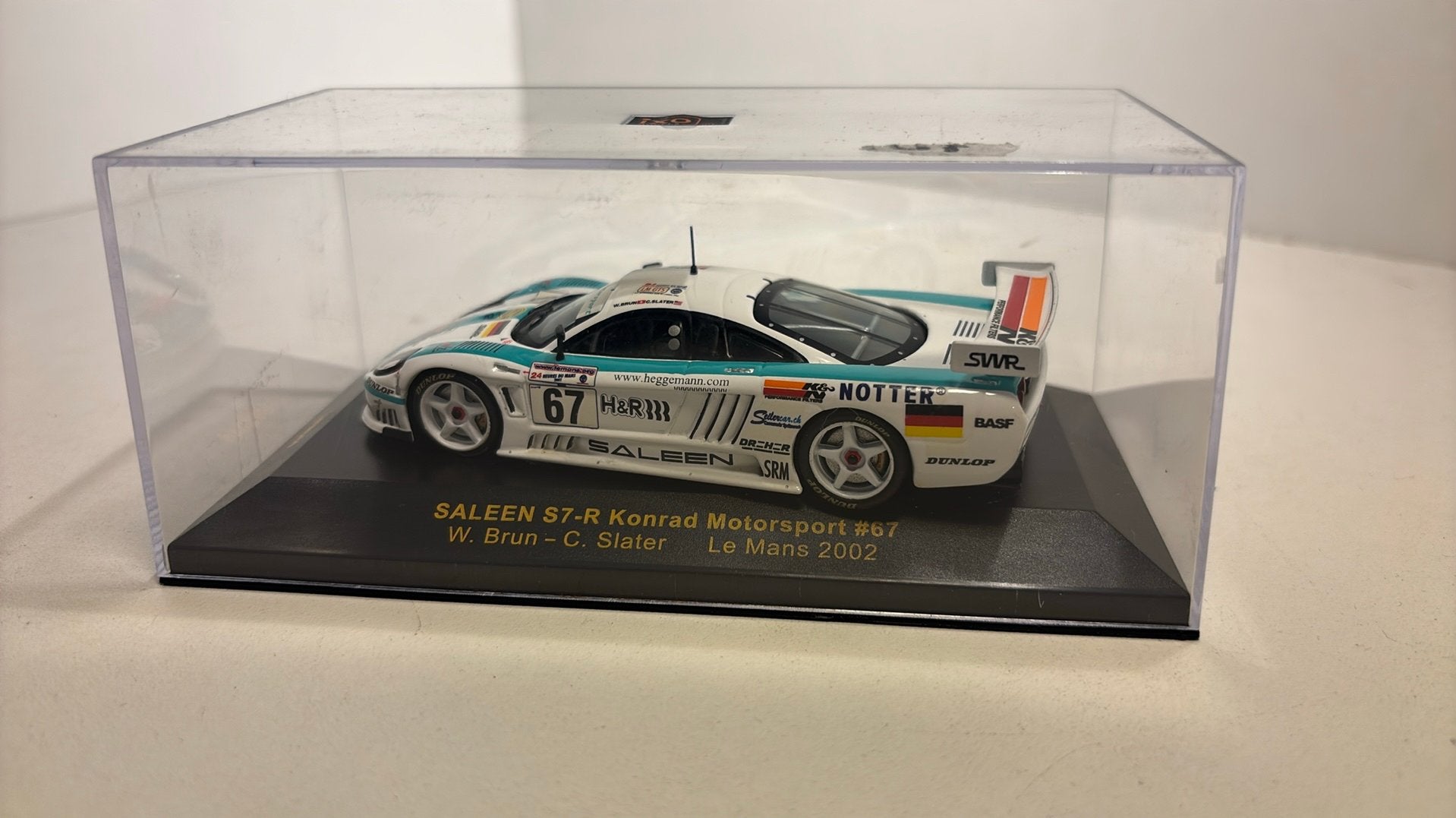 Saleen s7-r le mans 2002 ixo 1.43, Overige merken, Auto, Ophalen of Verzenden, A