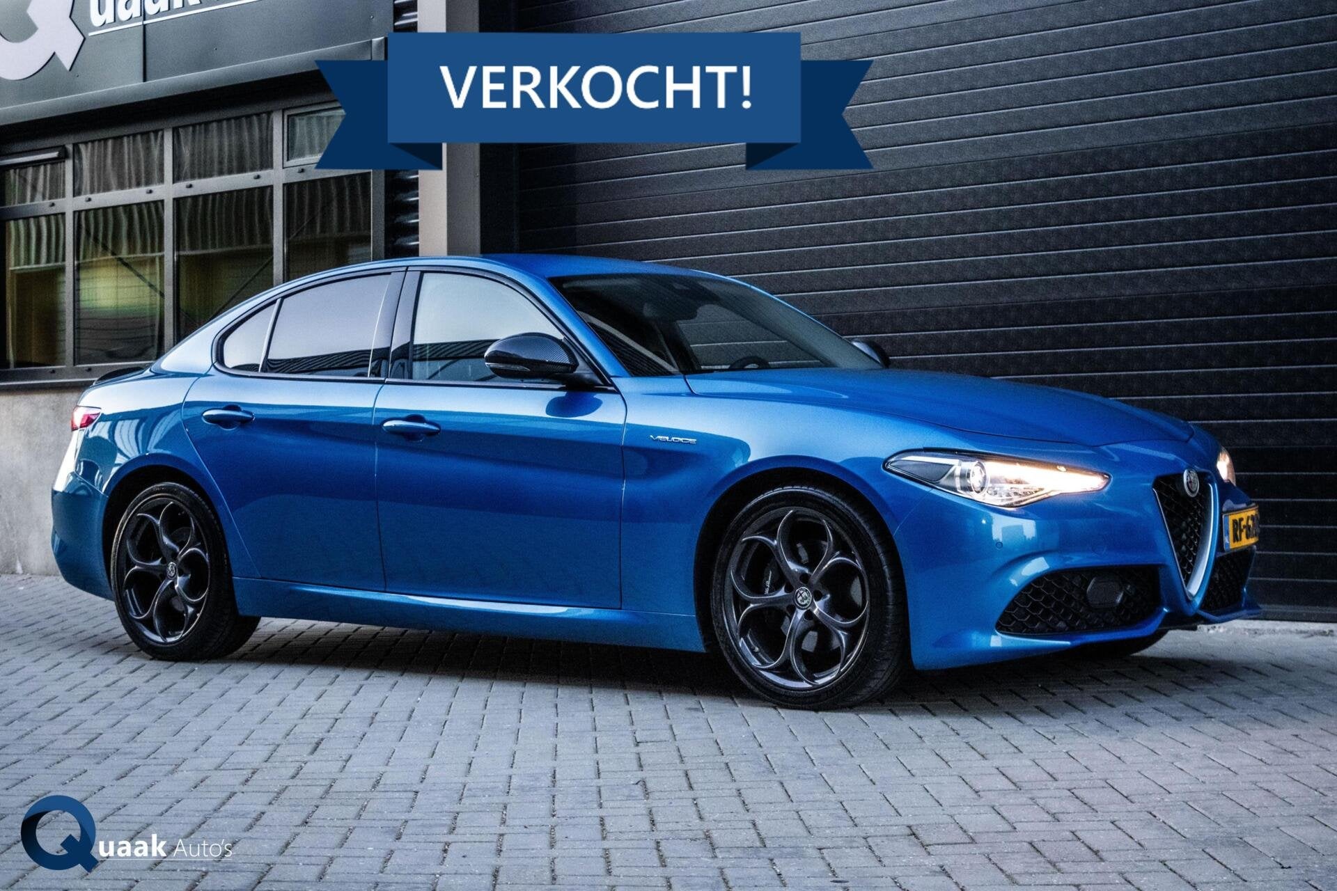 Alfa Romeo Giulia 2.0 T AWD Veloce 280PK | LEDER | MEMORY |, Auto's, Automaat, 745 kg, Euro 6, 4 cilinders