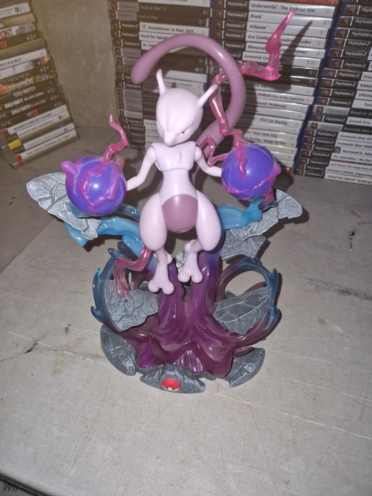 Mewtwo Pokémon Figuur met Lichteffecten zeldzaam, Verzamelen, Poppetjes en Figuurtjes, Ophalen of Verzenden, Zo goed als nieuw