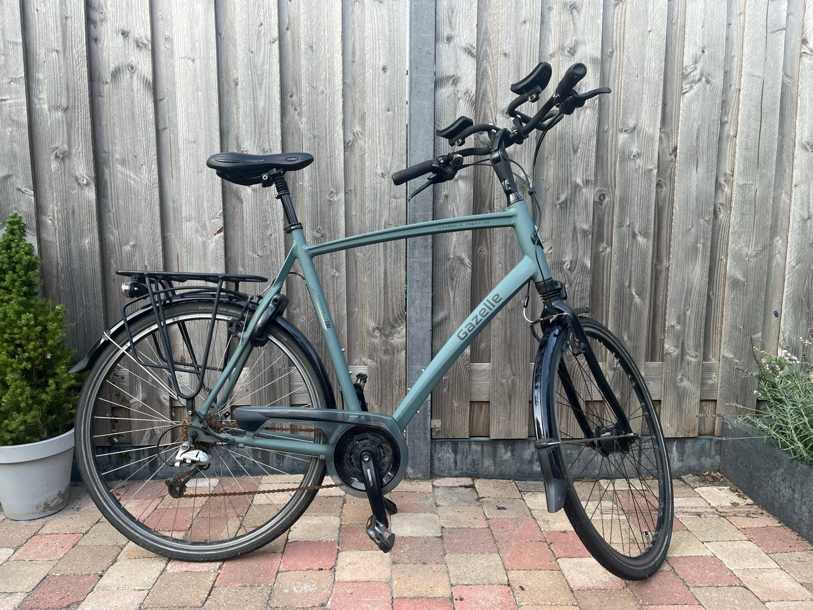 Gazelle T27 fiets met ligstuur, Fietsen en Brommers, Fietsen | Heren | Herenfietsen, Gebruikt, Gazelle, 61 tot 65 cm, Versnellingen