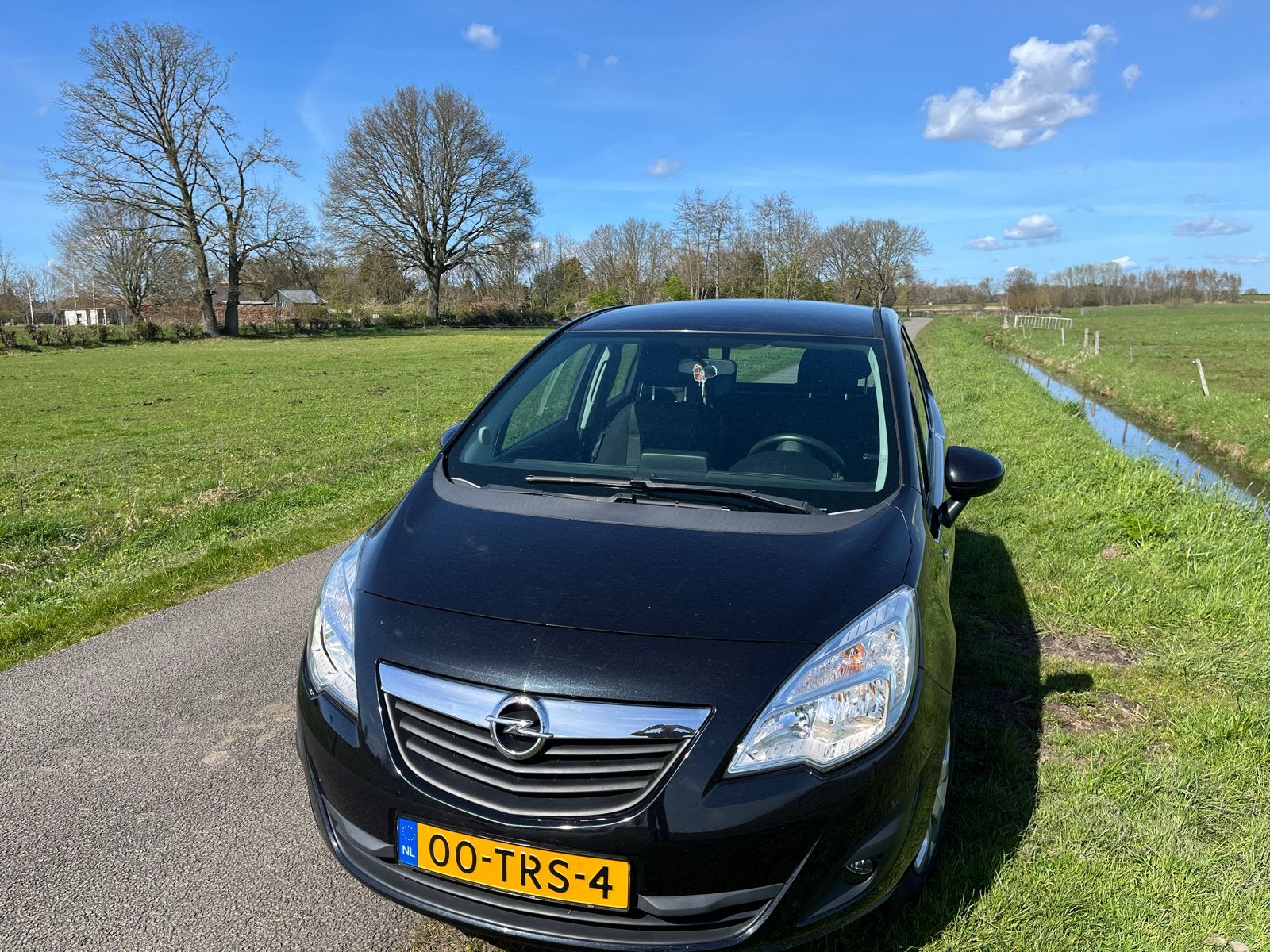 Opel Meriva 1.4 Turbo 88KW 2012 Zwart, Auto's, Opel, Voorwielaandrijving, 4 cilinders, Zwart, Origineel Nederlands
