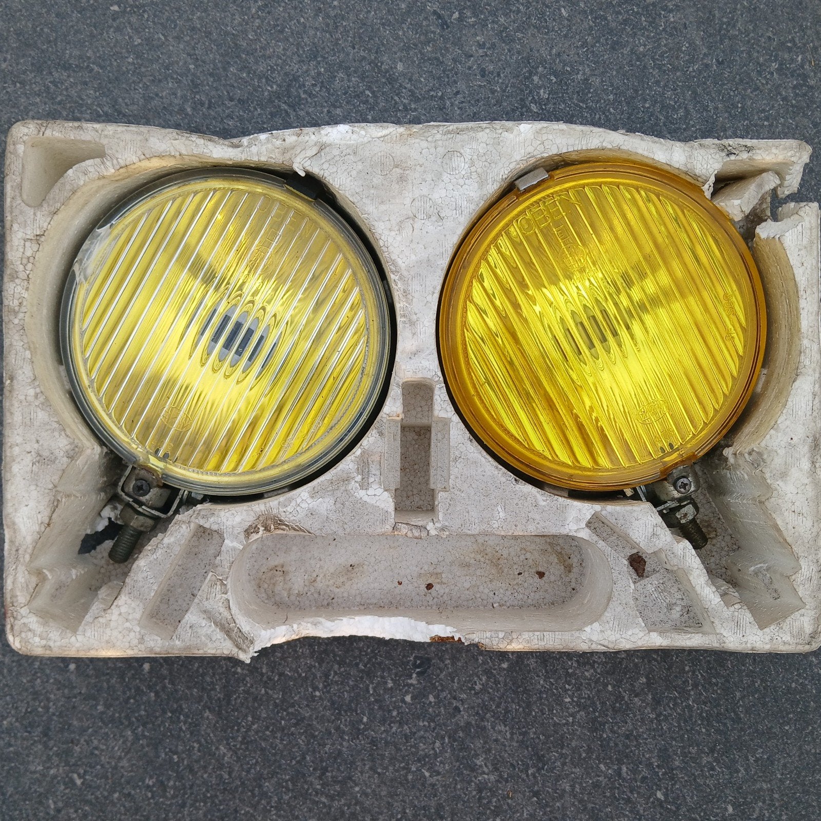 Cibié Iode 408 Verstralers - Geel Glas - Oldtimer, Auto-onderdelen, Verlichting, Gebruikt, Onbekend, Ophalen of Verzenden, Onbekend