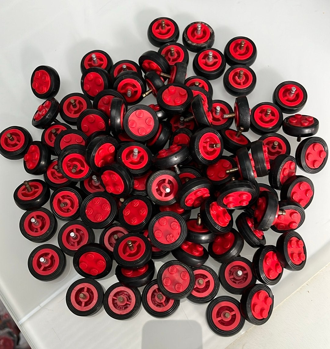 Lego wielen - 100 stuks - €0,20/stuk, Ophalen of Verzenden, Gebruikt