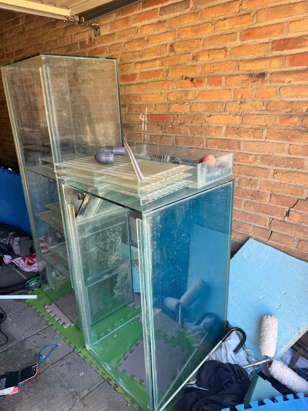 Kweek Aquarium met Sump 1400L, Dieren en Toebehoren, Ophalen, Overige merken, Zo goed als nieuw, Inclusief deksel