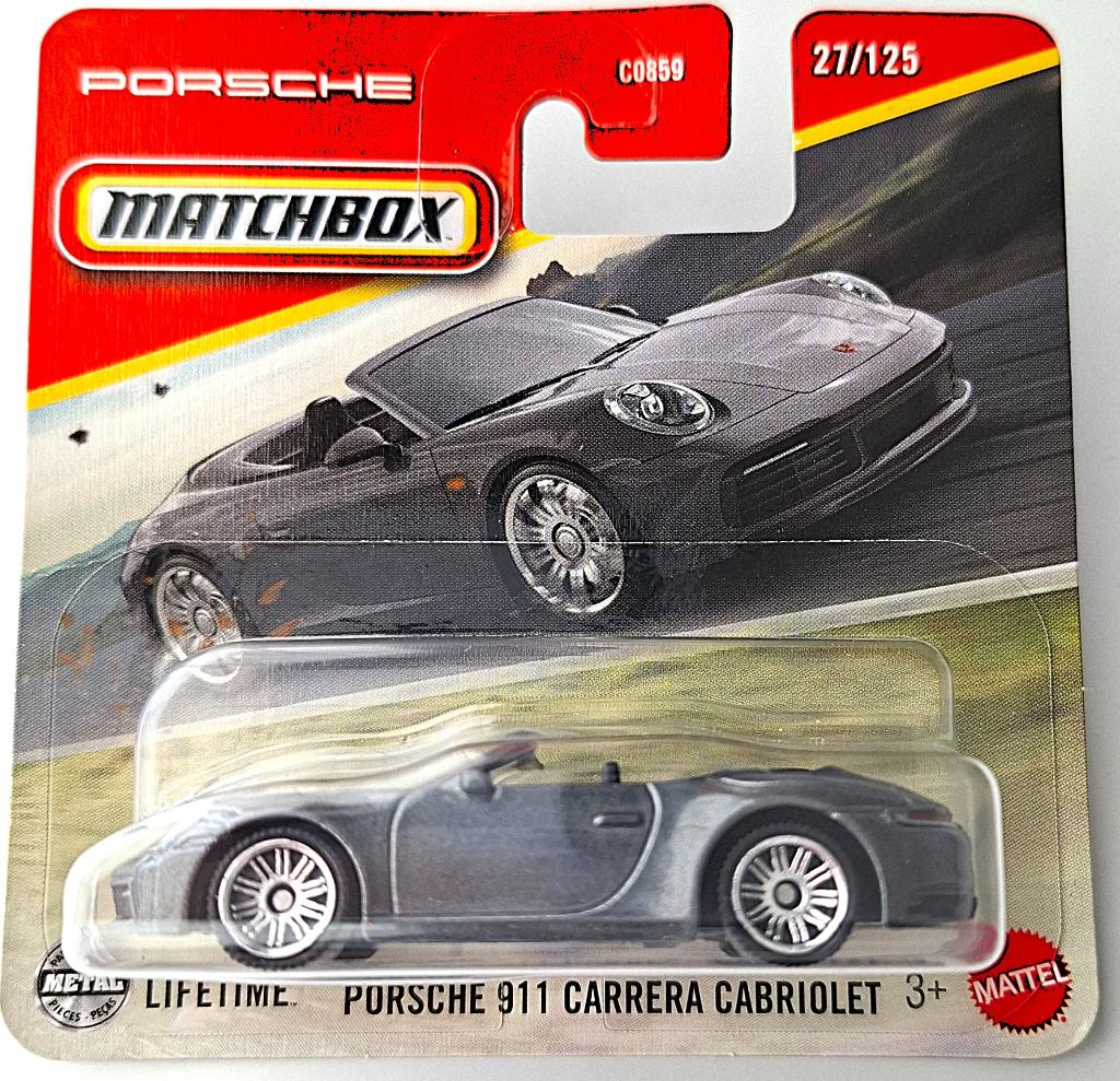 Matchbox Porsche 911 Carrera Cabriolet, Ophalen, Nieuw, Auto