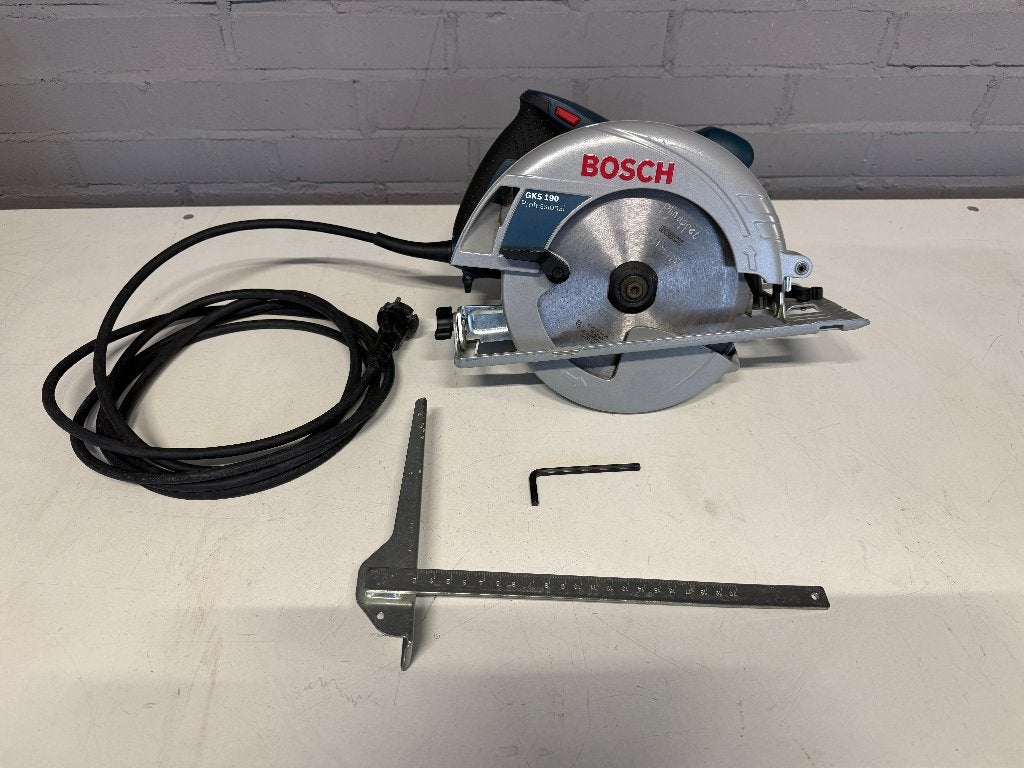 Bosch cirkelzaag GKS 190 Professional, Cirkelzaag, 70 mm of meer, Ophalen of Verzenden, Zo goed als nieuw
