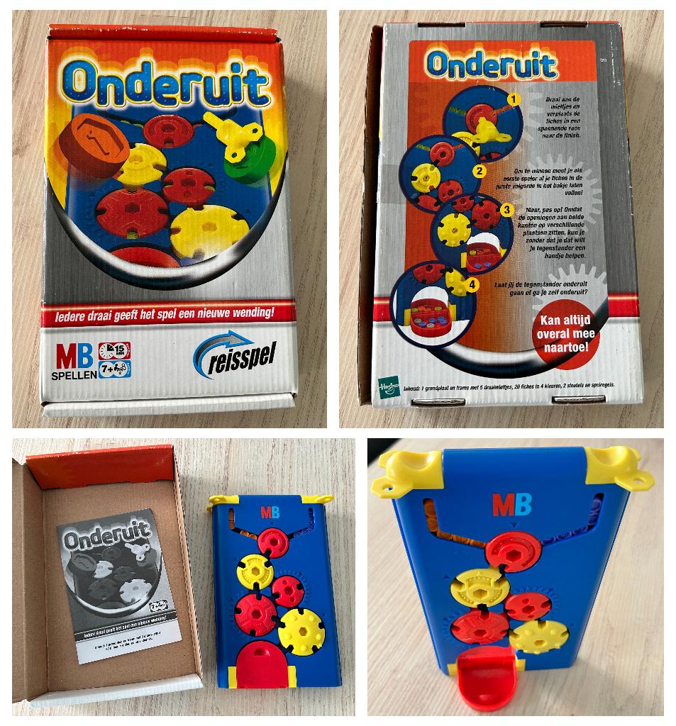 Spel Onderuit / Reisspel, Hobby en Vrije tijd, Gezelschapsspellen | Overige, Een of twee spelers, Ophalen of Verzenden, Zo goed als nieuw