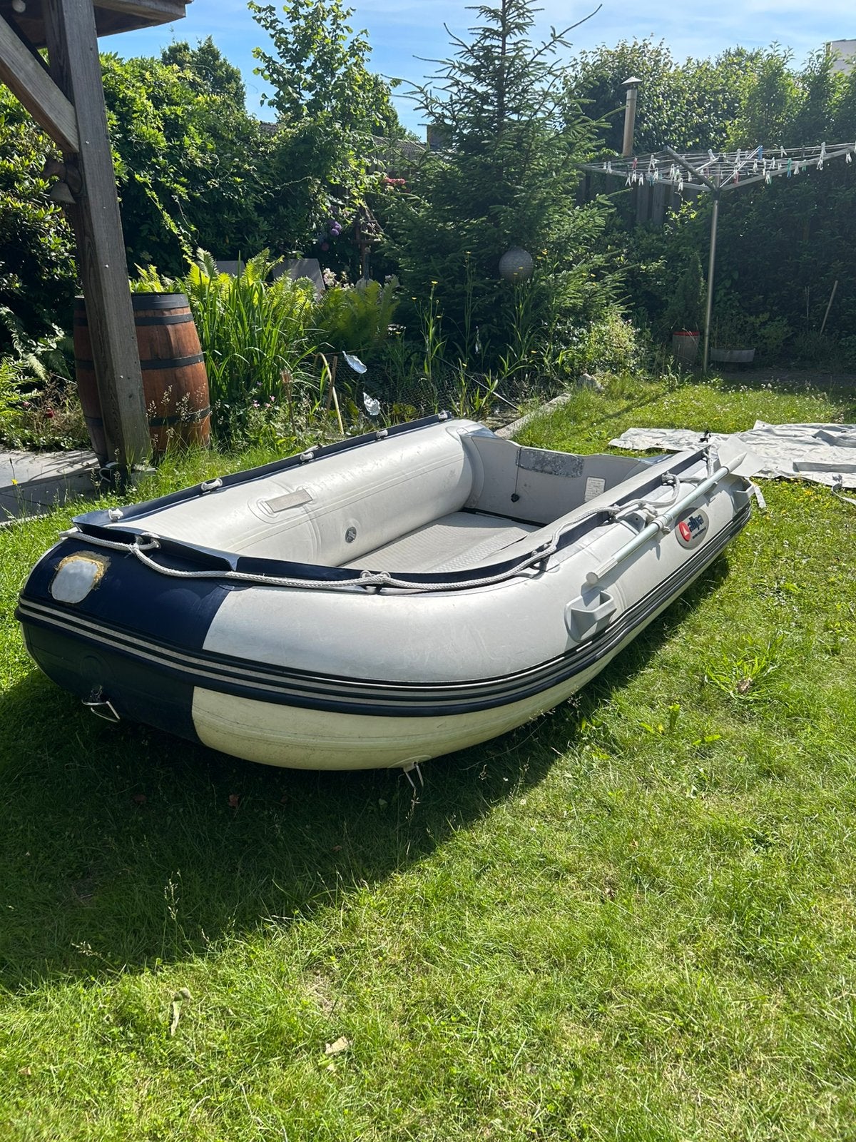 Allpa rubberboot 2.90m – airdeck bodem met opblaasbare kiel, Ophalen, Gebruikt