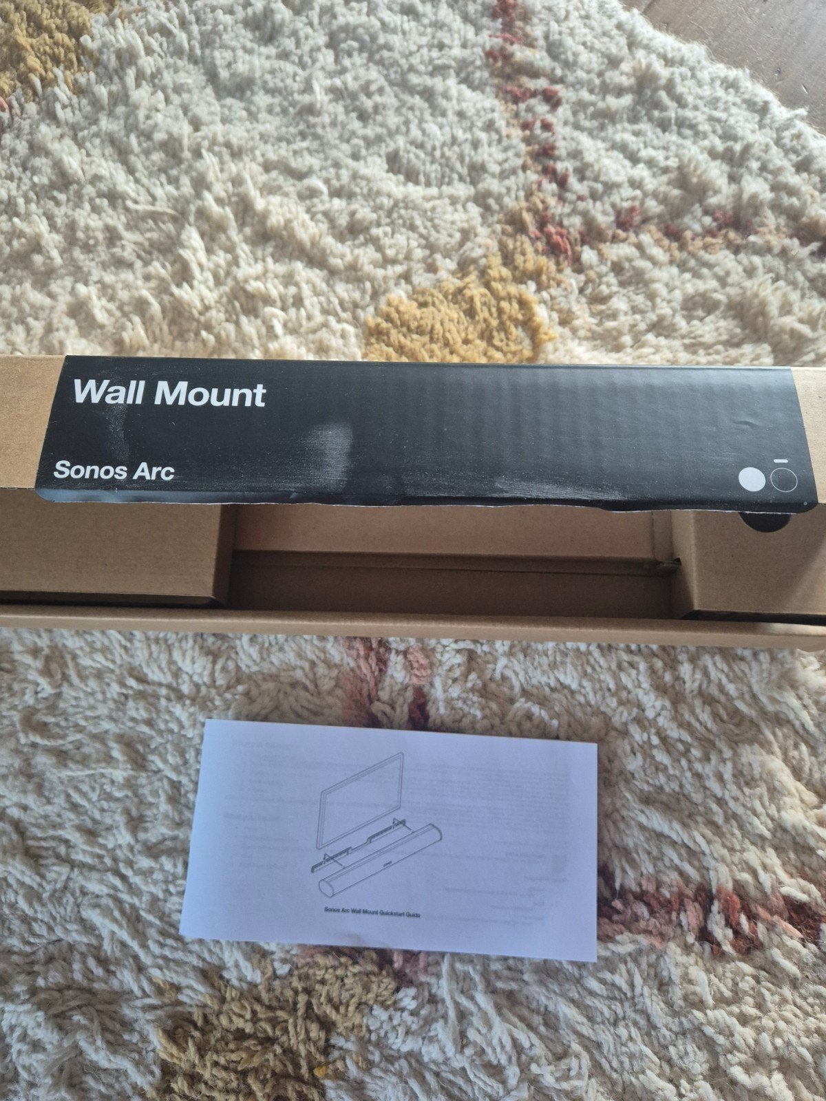 Sonos Arc Wall Mount - Zwart - Nieuw in doos, Ophalen, Nieuw