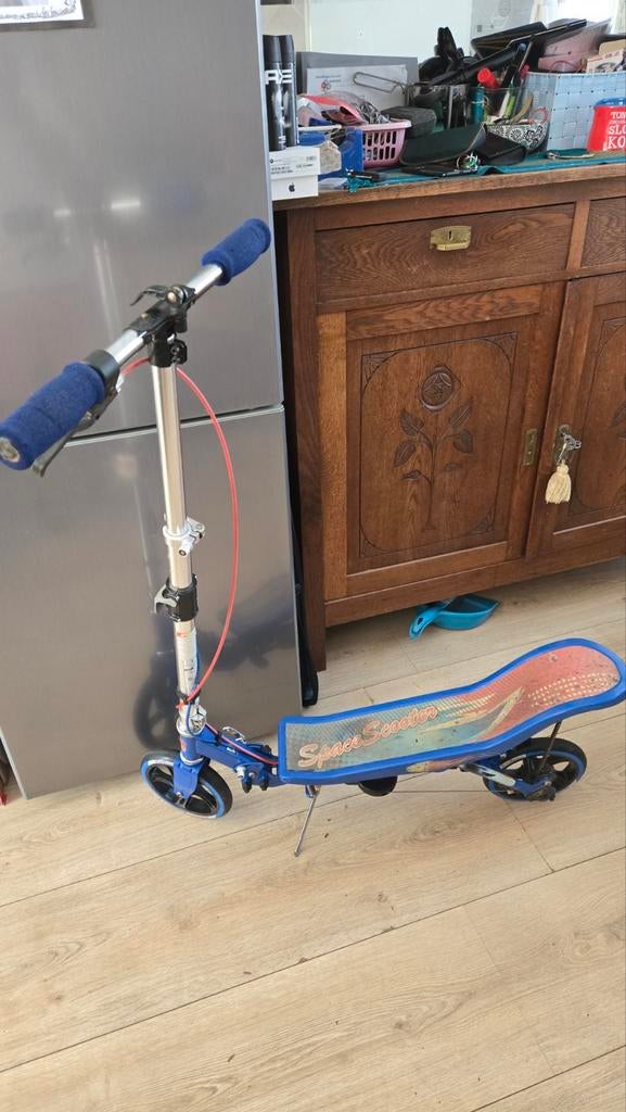 Space scooter X580 blauwe, Ophalen, Gebruikt, Gewone step, Space Scooter