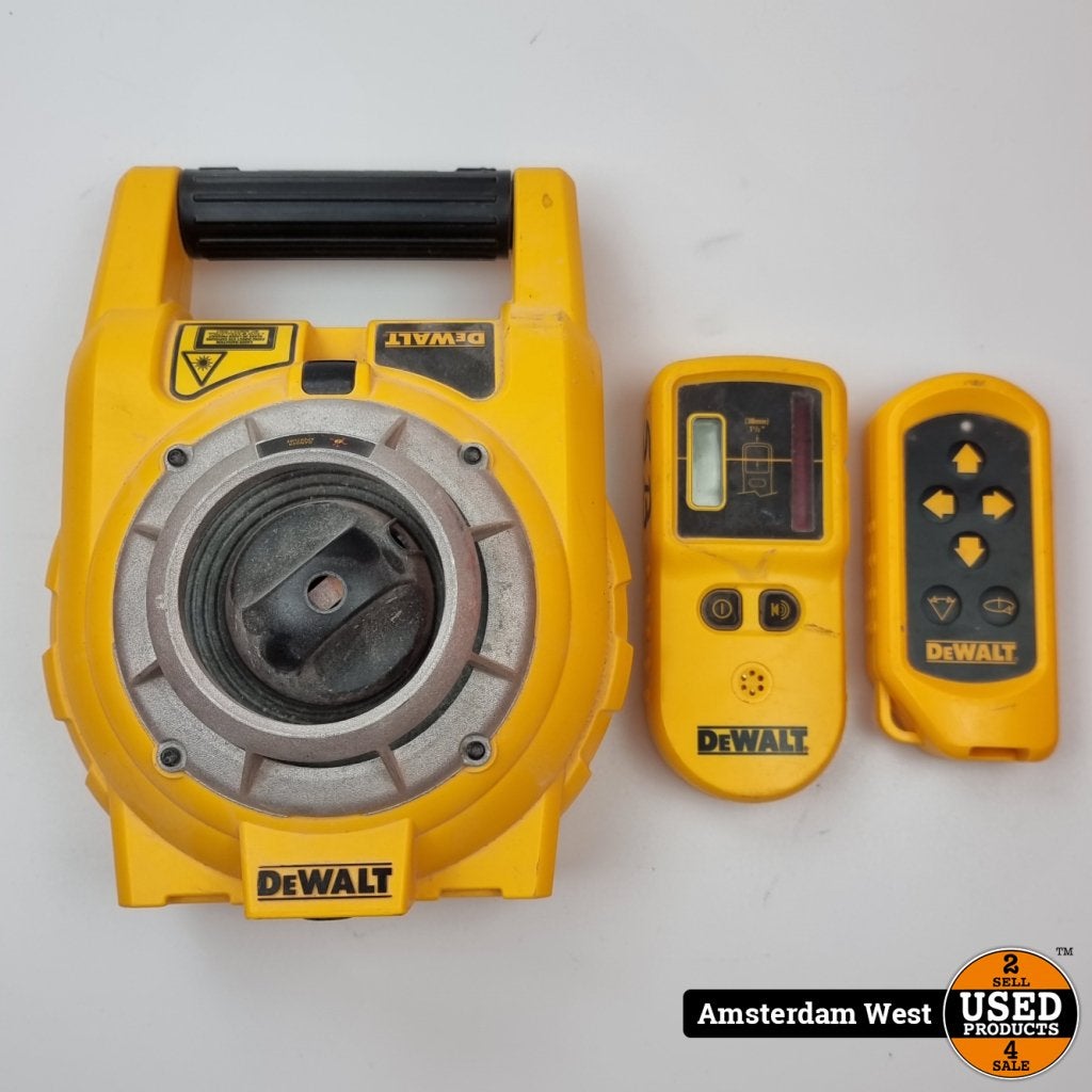Dewalt DW075 Rotatie Laser | Incl koffer, Dewalt, Gebruikt, Support@dewalt.com, 701 E. Joppa Road
Towson, MD 21286
USA