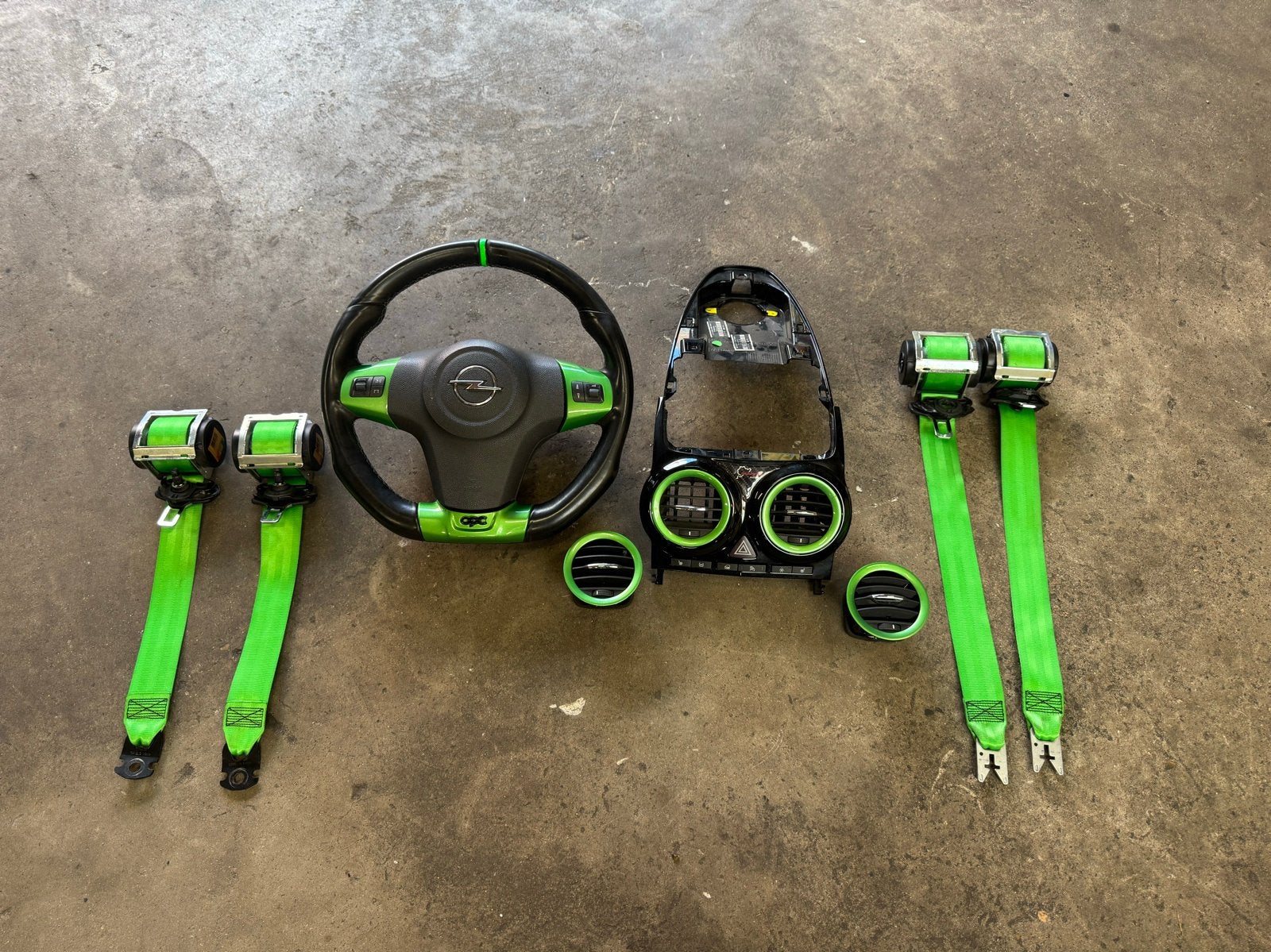 Opel Corsa D OPC Interieur Set Stuur Gordels Nurburgring, Auto-onderdelen, Interieur en Bekleding, Ophalen of Verzenden, Gebruikt