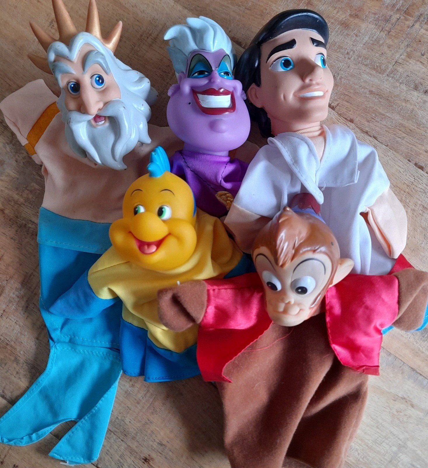 set van 5 Disney poppenkastpoppen  - handpoppen, Ophalen of Verzenden, Overige typen