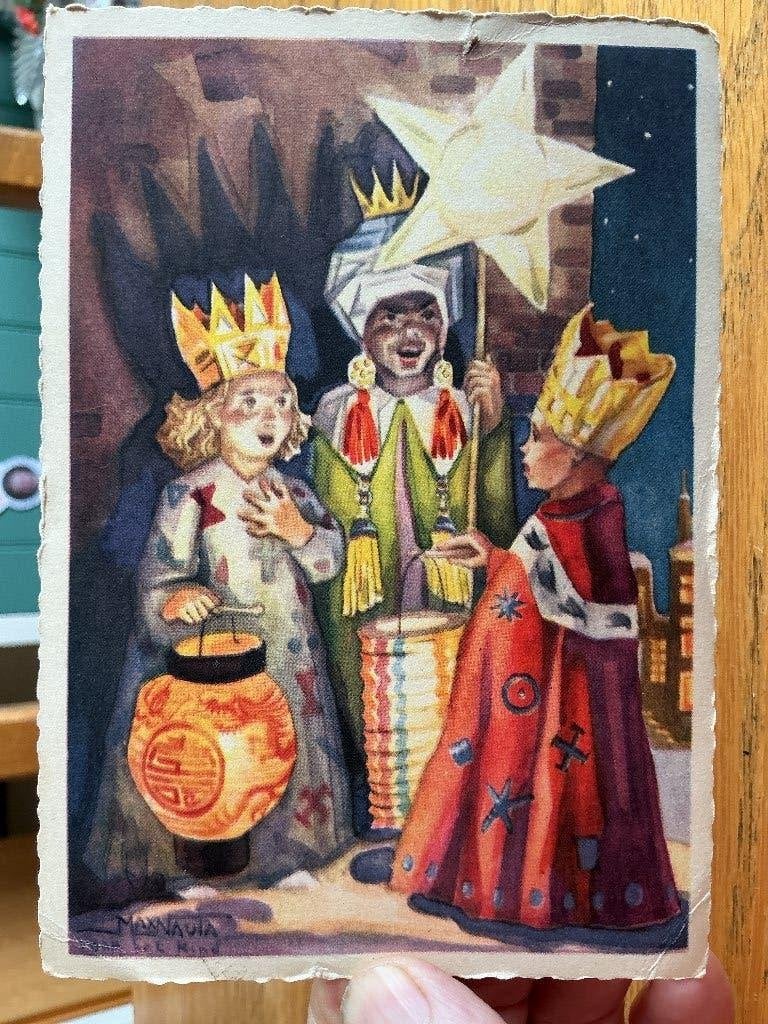 Drie Koningen zuid Nederland, Verzenden, 1940 tot 1960, Gelopen