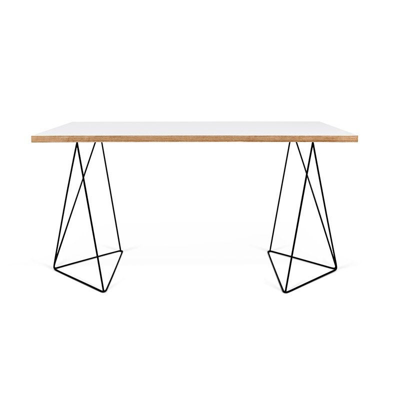 TemaHome Flow bureau – 140  75 cm – modern design, Huis en Inrichting, Ophalen, Gebruikt, 100 tot 150 cm, 50 tot 100 cm