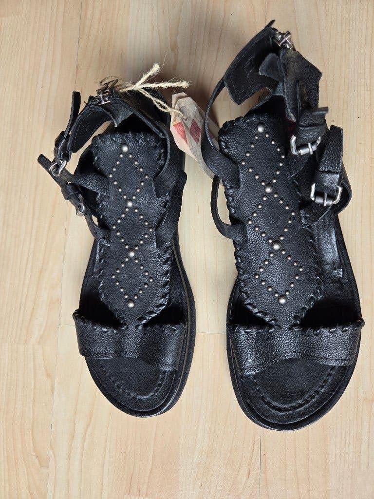 Nieuwe Sandalen A.S. 98 maat 40, Verzenden, Zwart, Nieuw, Sandalen of Muiltjes