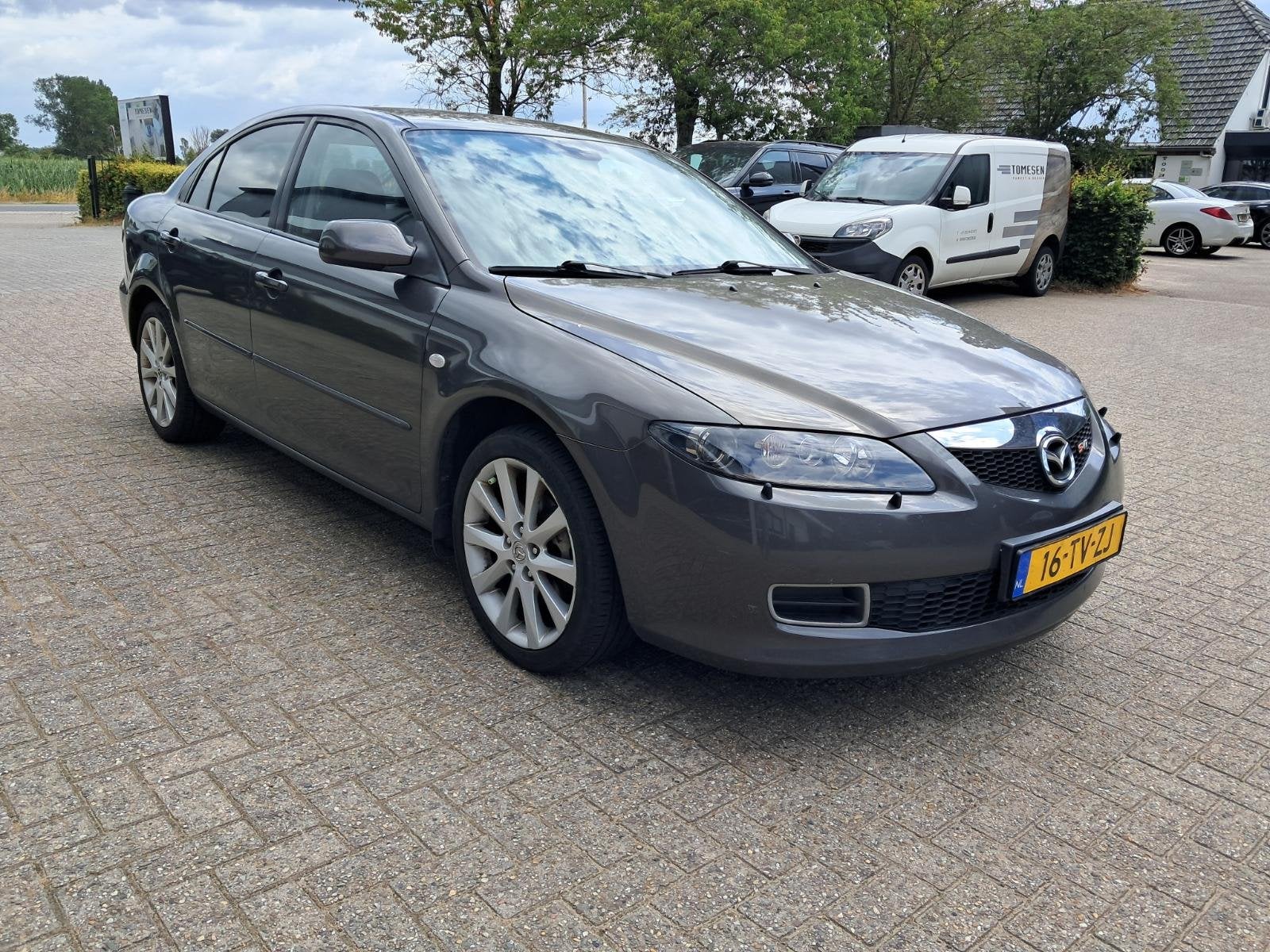 Mazda 6 Sport 2.3i GT-M | Leer | Navi | Xenon | Camera | Aut, Auto's, Voorwielaandrijving, Gebruikt, 2261 cc, Bedrijf
