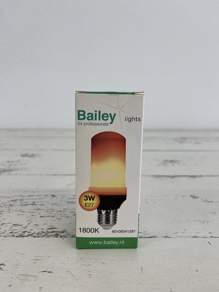 Bailey Flicker Flame LED lamp met vlam effect NIEUW, Huis en Inrichting, Lampen | Losse lampen, Led-lamp, Overige lichtkleuren