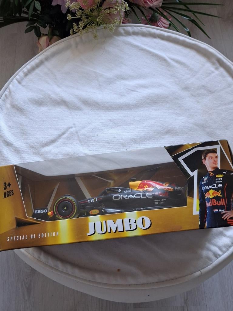 Max Verstappen Jumbo modelauto, Ophalen
