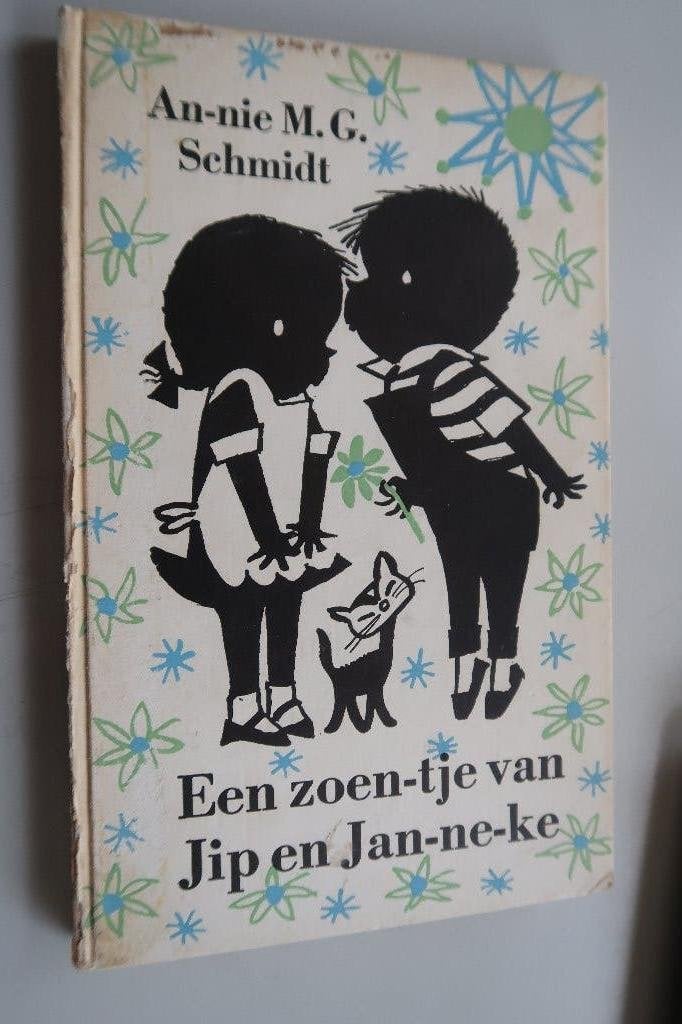Annie M.G.Schmidt-een zoen -tje van Jip en Janneke-1957-, Gelezen, Annie M.G.Schmidt, Fictie algemeen, Ophalen of Verzenden