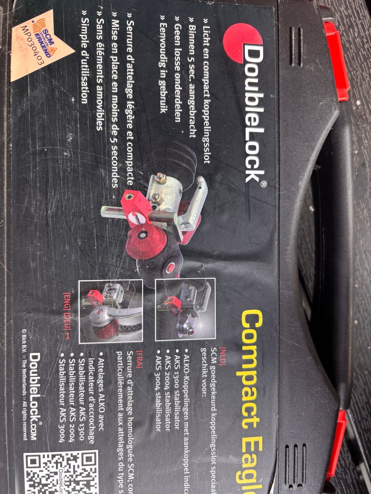 DoubleLock Compact Eagle SCM gekeurd koppelingsslot, Ophalen, Zo goed als nieuw