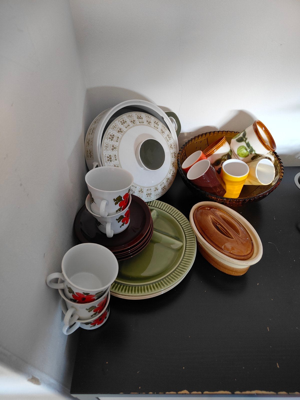 Servies. Van alles wat., Ophalen of Verzenden, Porselein, Overige stijlen, Kop(pen) en/of Schotel(s)