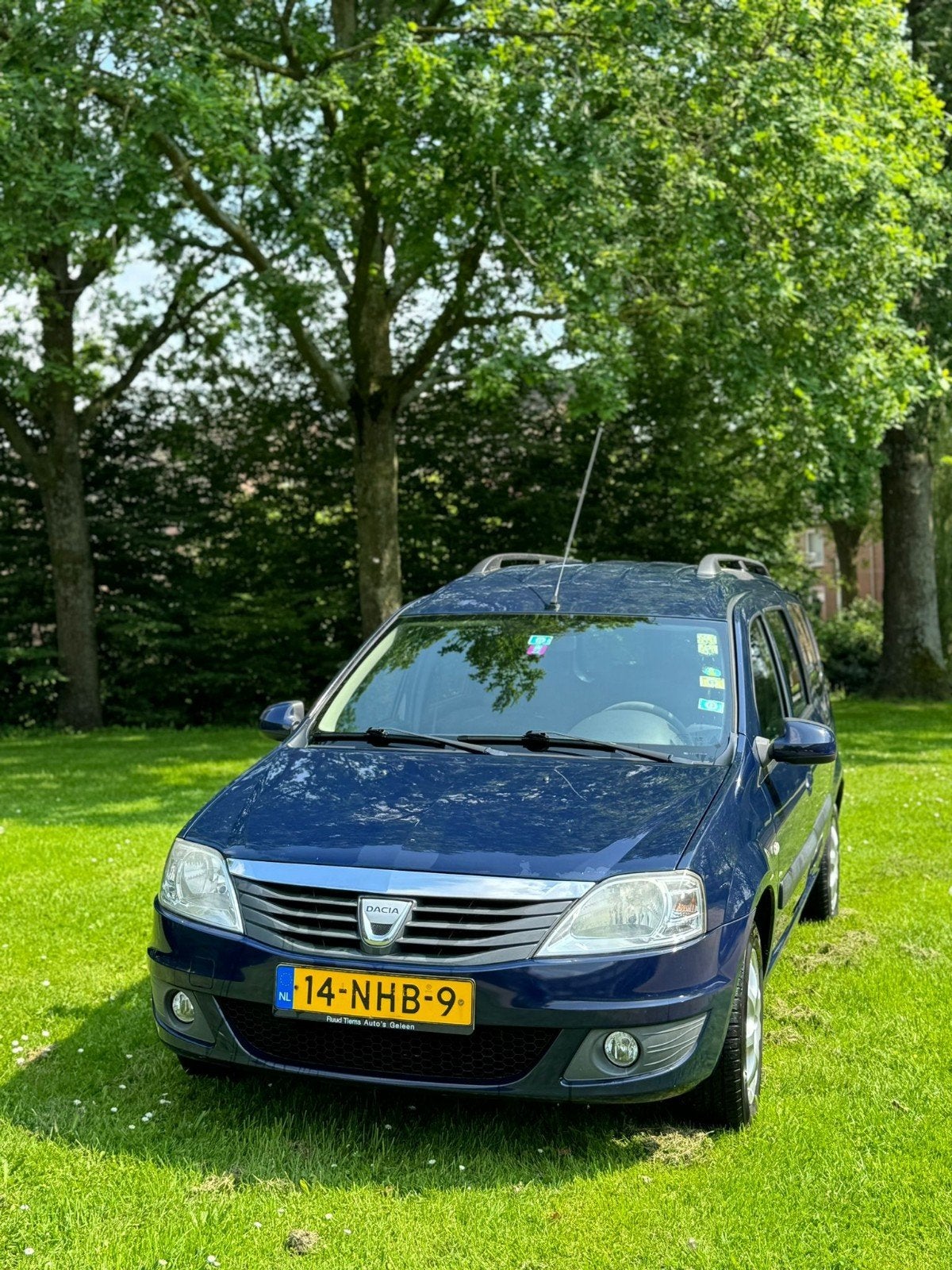 Dacia Logan 1.6 MCV 64KW 5P 2010 Blauw, Auto's, Stof, 4 cilinders, Blauw, 620 kg