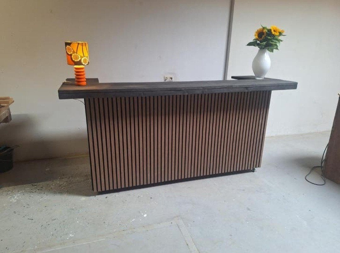 SALE €💰💰Balie akoestische panelen steigerhout toonbank, Ophalen of Verzenden