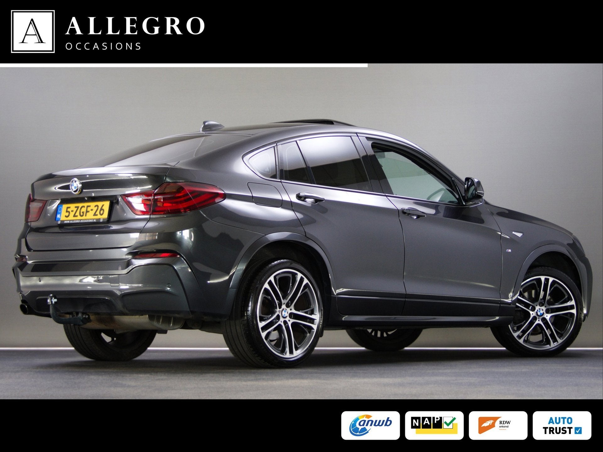 BMW X4 XDrive20i High Executive M-Sport (SCHUIF-/KANTELDAK,, Automaat, Gebruikt, 2000 kg, Bedrijf