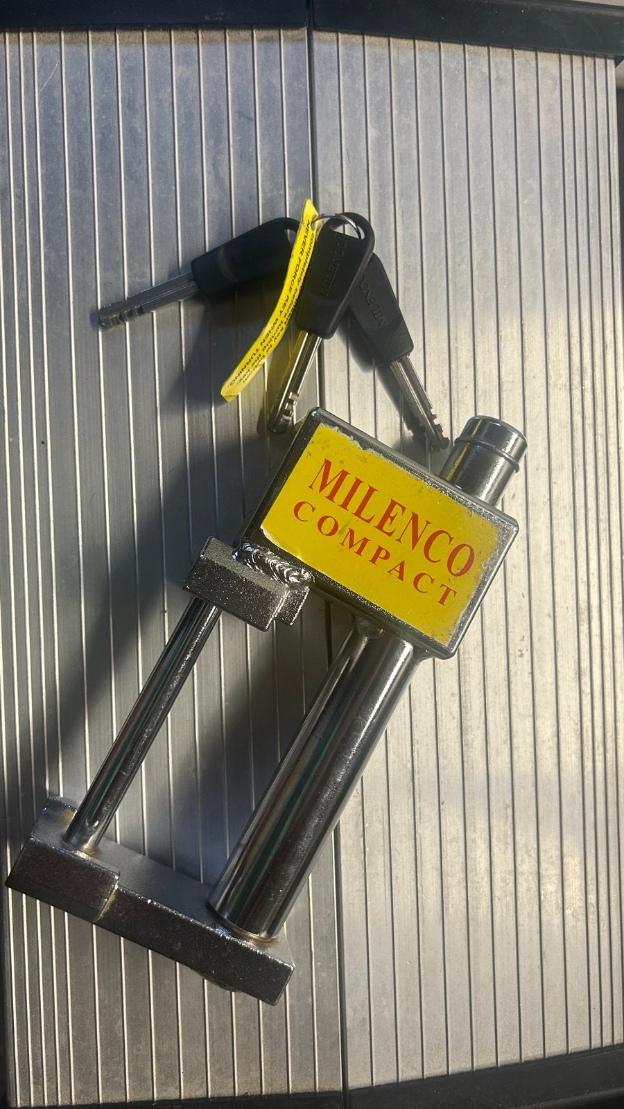 Milenco Compact SCM Goedgekeurd Disselslot met Sleutels, Ophalen of Verzenden, Gebruikt