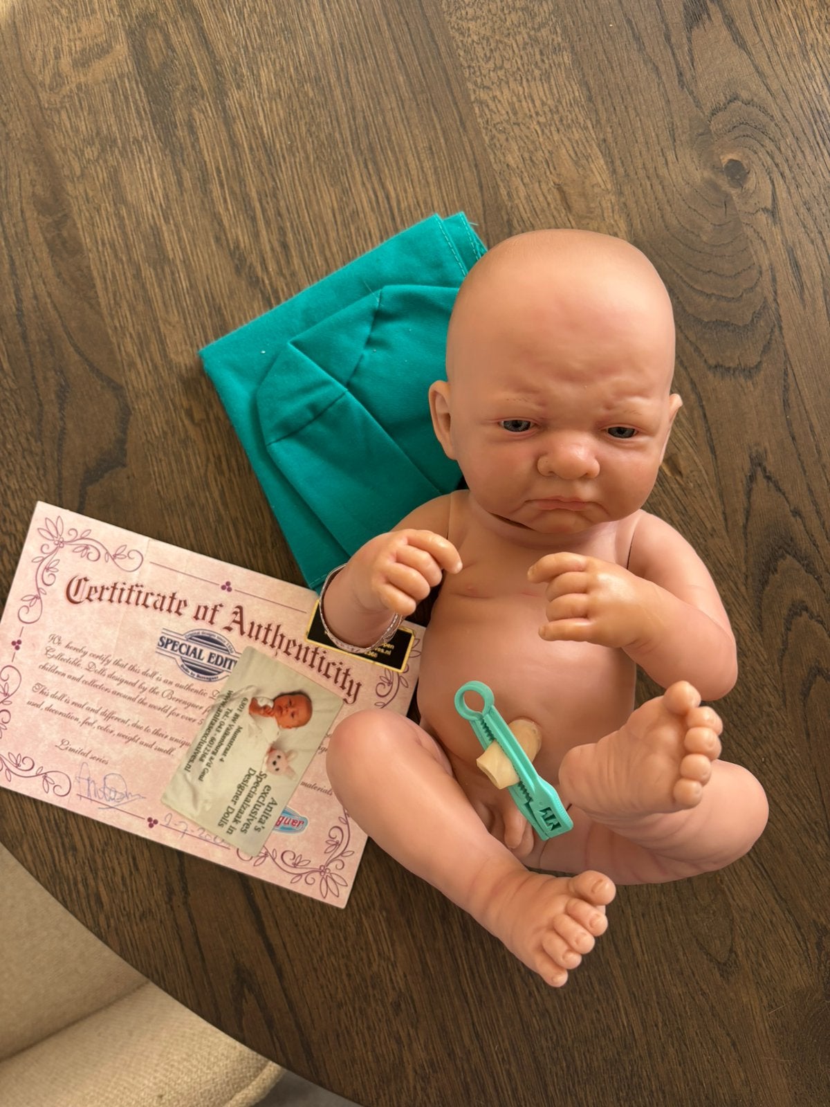 Berenguer babypop, Verzamelen, Ophalen, Zo goed als nieuw, Pop