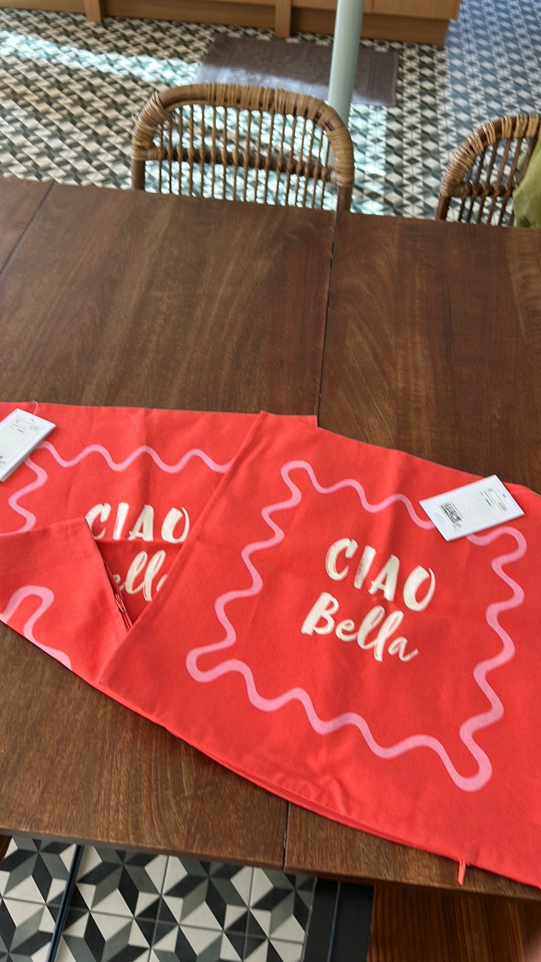 Kussensloopjes CIAO BELLA, Ophalen of Verzenden, Nieuw, Vierkant