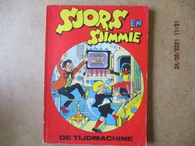 adv4031 sjors en sjimmie - de tijdmachine, Eén stripboek, Ophalen, Gelezen