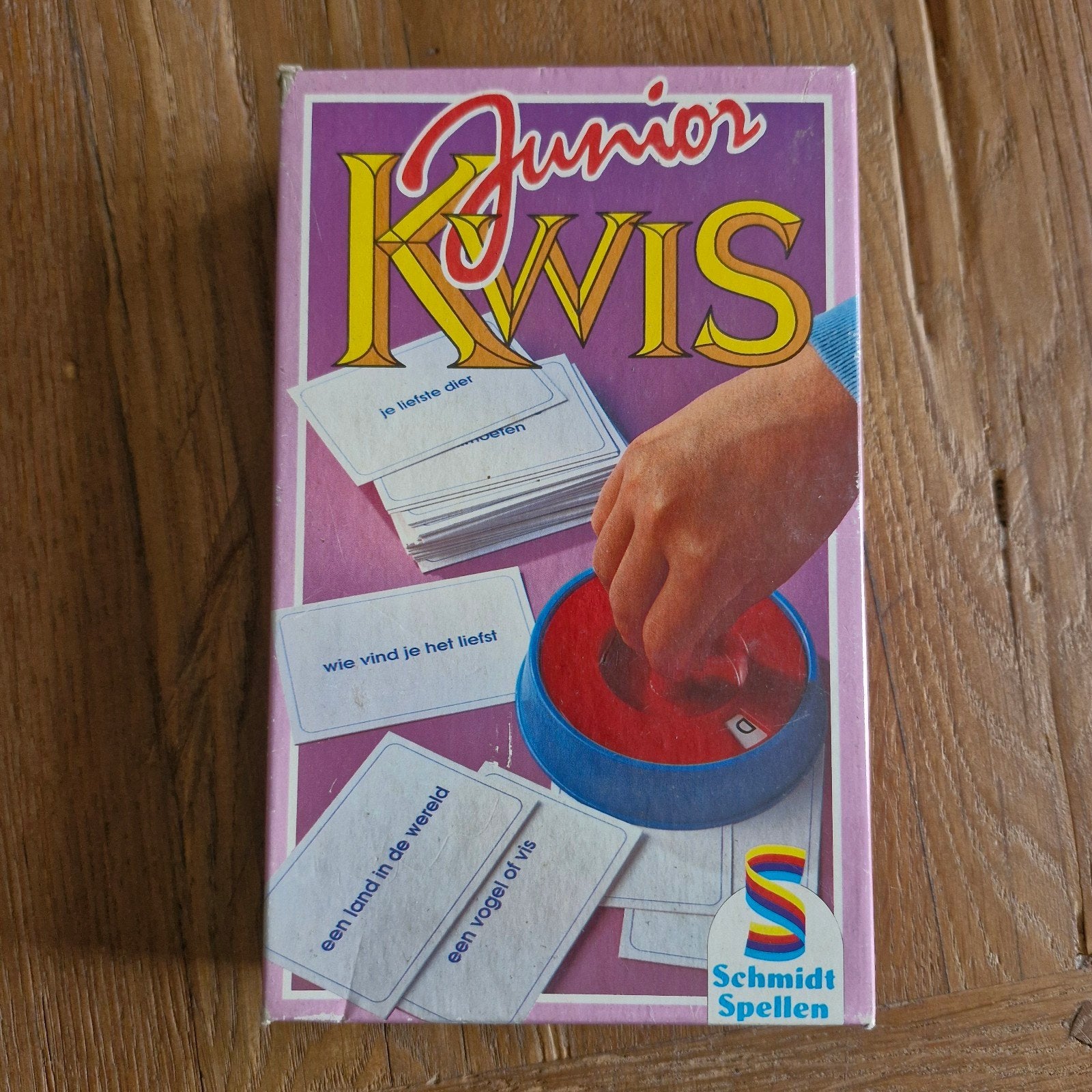 Junior Kwis Spel - Leerzaam en Compleet met Draaischijf, Vijf spelers of meer, Ophalen of Verzenden, Gebruikt, Schmidt Spiele