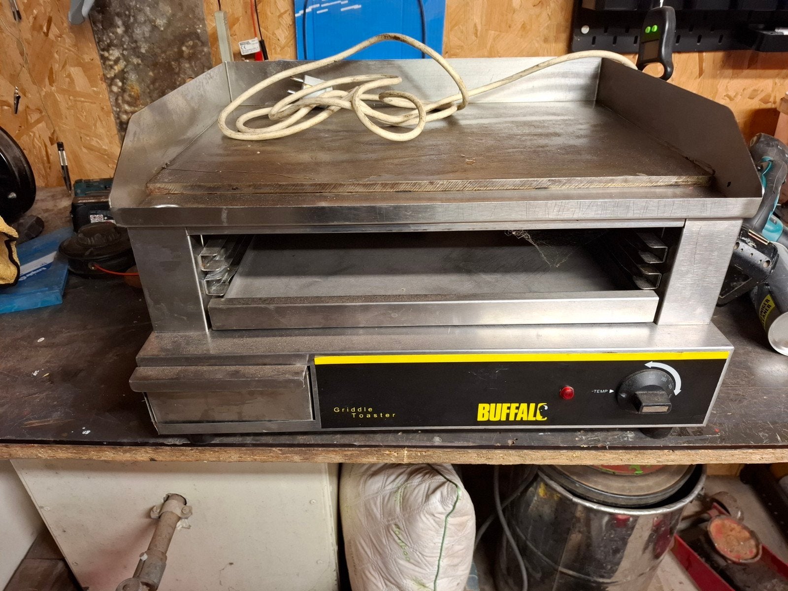rvs bakplaat grillplaat buffalo werkt op stroom, Ophalen, A, A, A