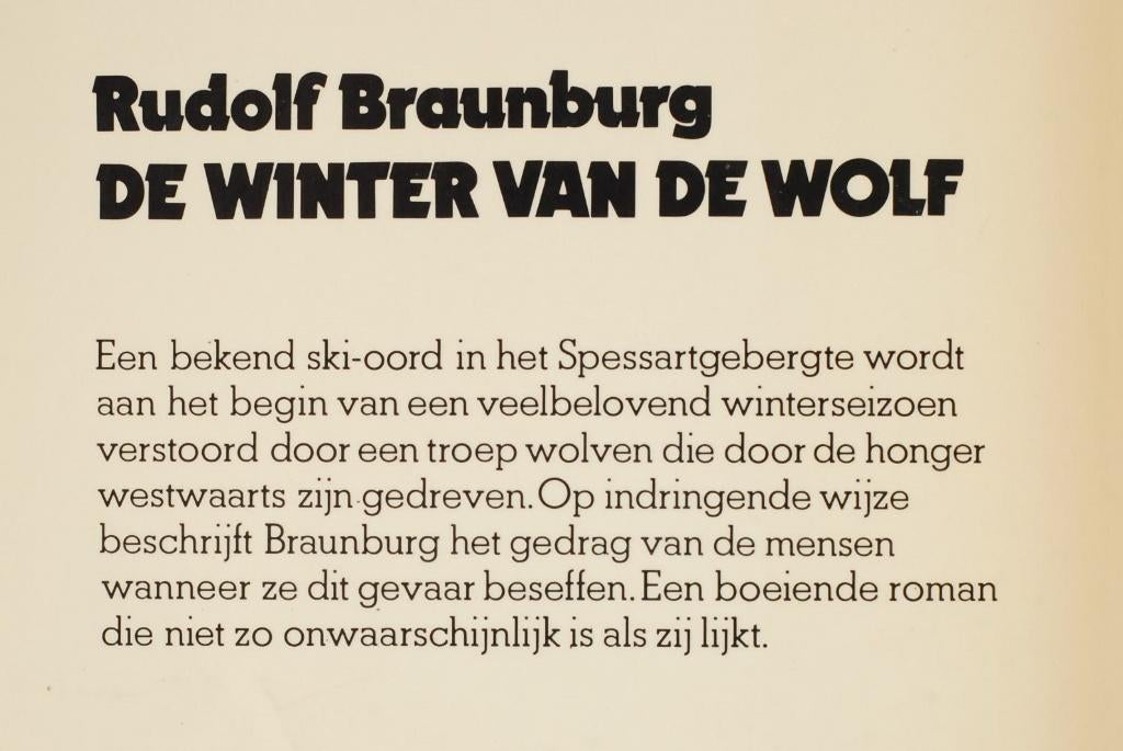 De winter van de wolf - Rudolf Braunburg (1978), Verzenden, Gelezen, Europa overig