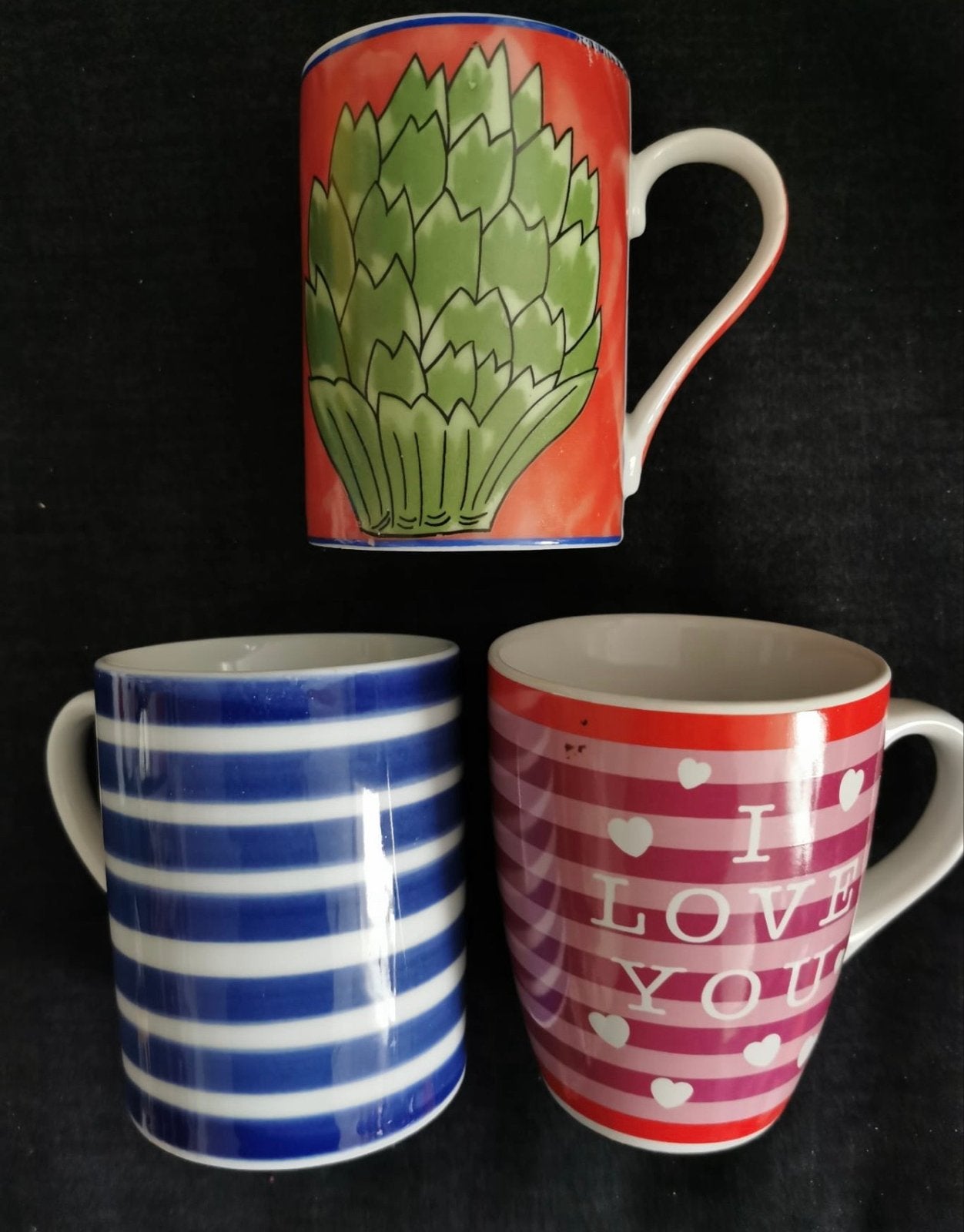 3 Nieuwe Mokken voor Koffie of Thee - Diverse Designs, Huis en Inrichting, Nieuw, Overige stijlen, Aardewerk, Mok