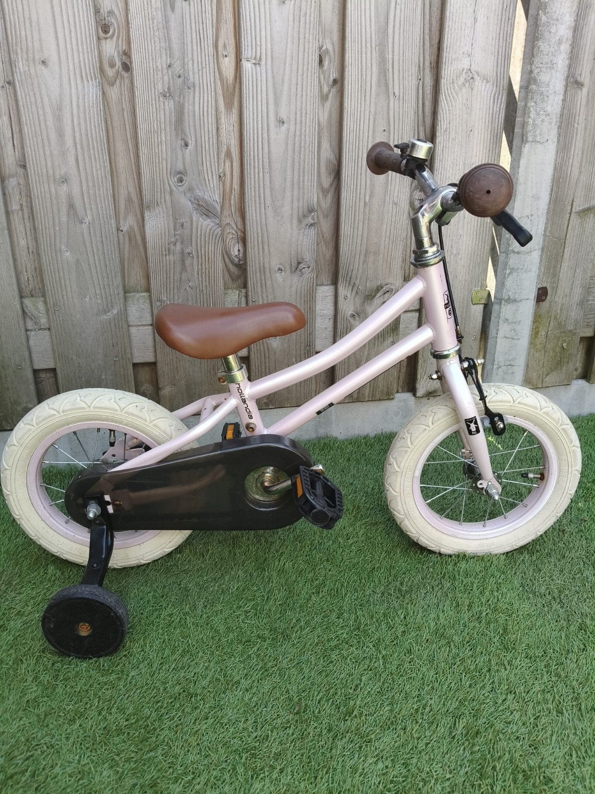 Hollandia meisjesfiets, Ophalen, Gebruikt, 14 inch of minder
